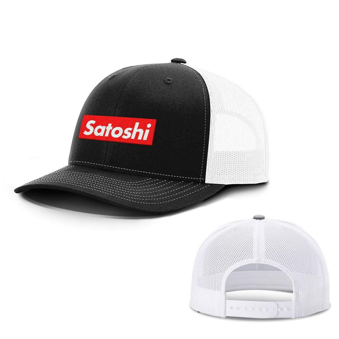 SunFrog-Busted Hats Snapback / Black and White / One Size Satoshi Hats