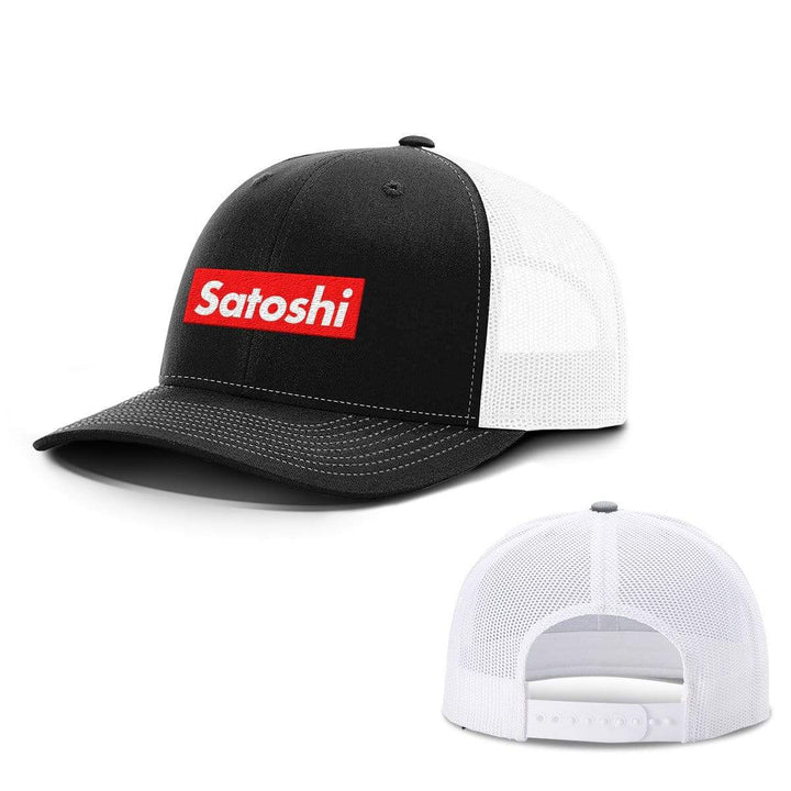 SunFrog-Busted Hats Snapback / Black and White / One Size Satoshi Hats