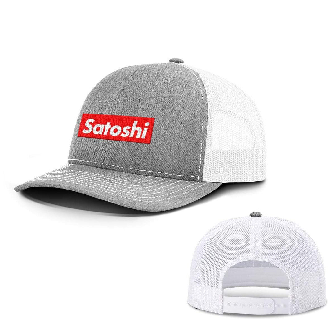 SunFrog-Busted Hats Snapback / Heather and White / One Size Satoshi Hats
