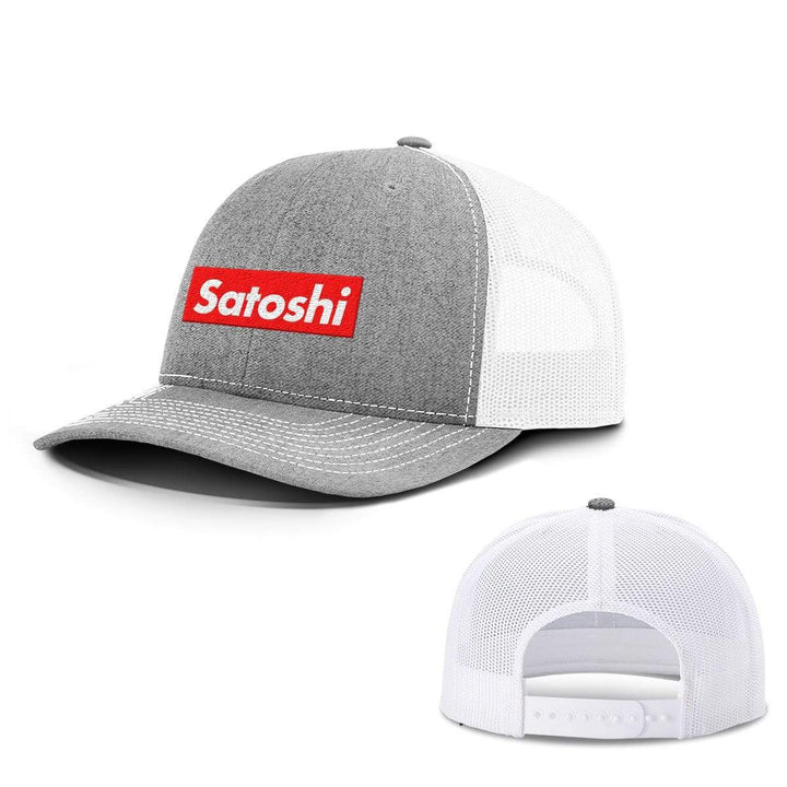 SunFrog-Busted Hats Snapback / Heather and White / One Size Satoshi Hats