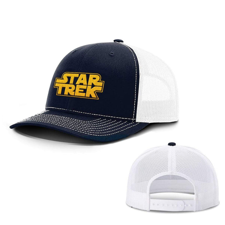 SunFrog-Busted Hats Snapback / Navy and White / One Size Trek Wars Hats