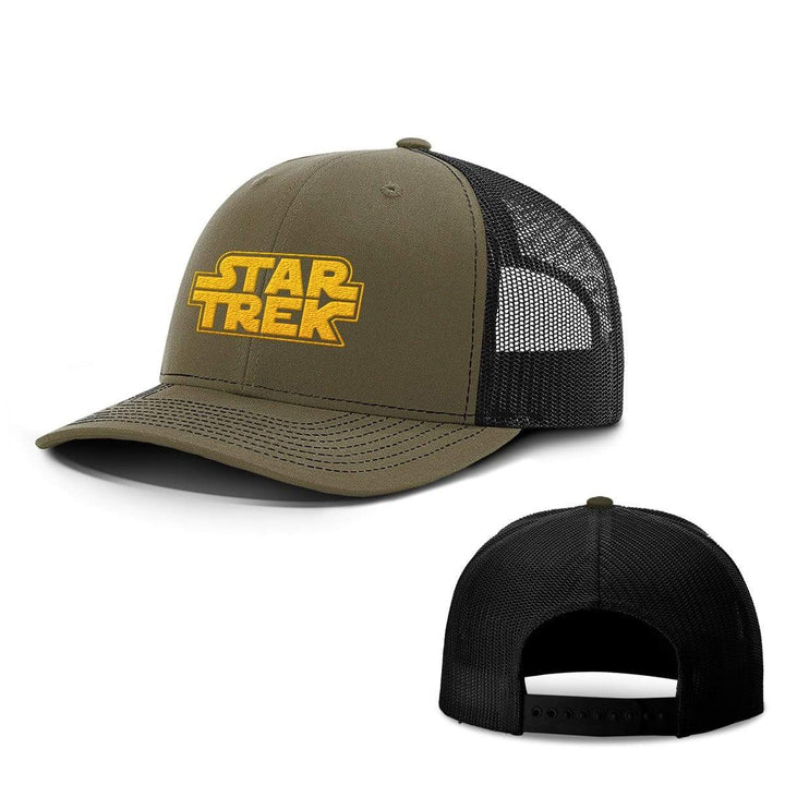 SunFrog-Busted Hats Snapback / Loden and Black / One Size Trek Wars Hats