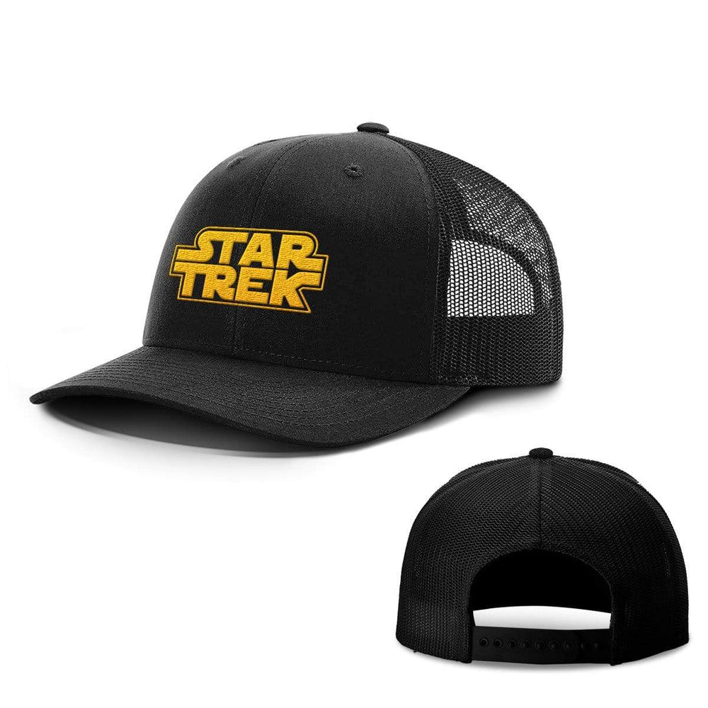 SunFrog-Busted Hats Snapback / Full Black / One Size Trek Wars Hats