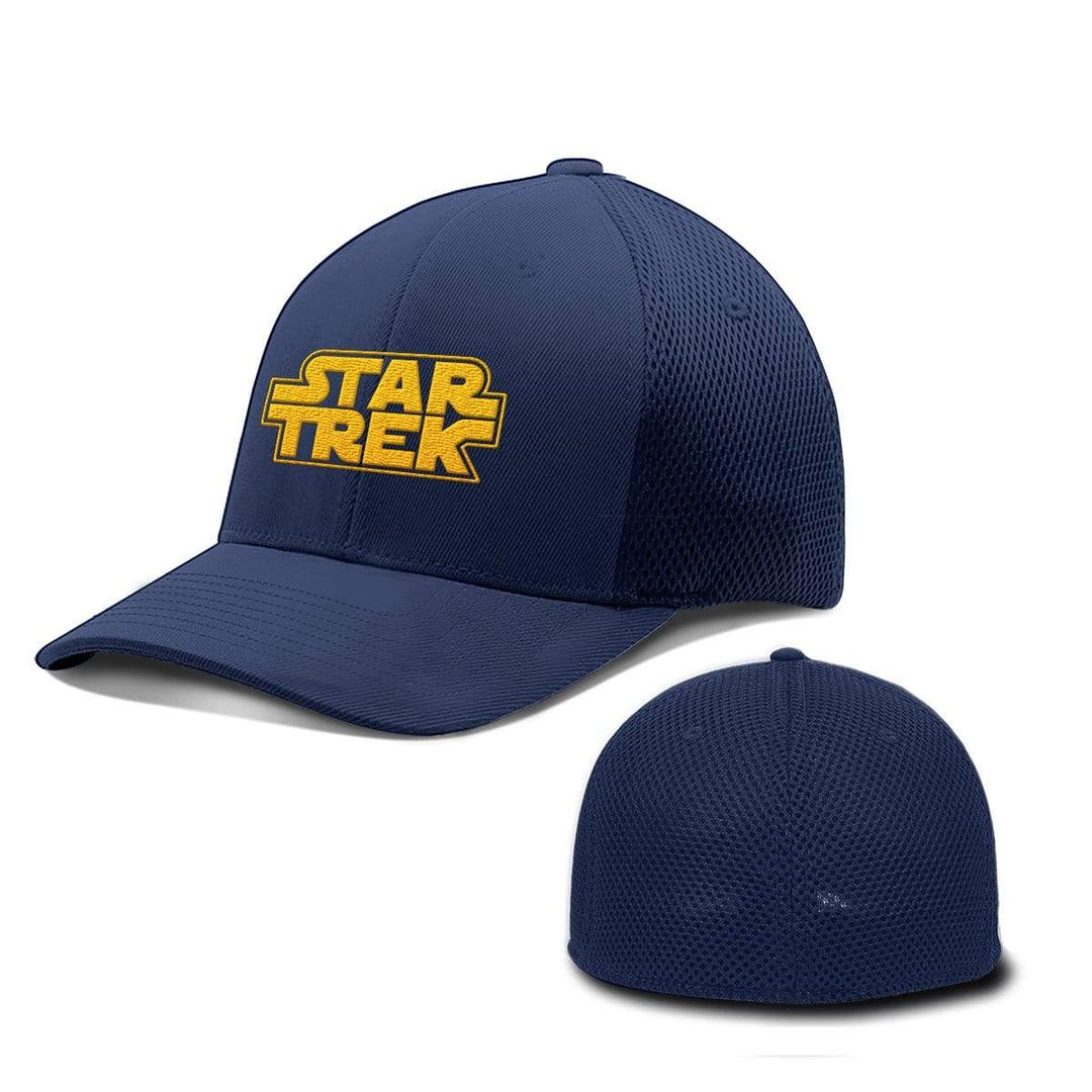 SunFrog-Busted Hats Flexfit / Deep Navy / S/M Trek Wars Hats
