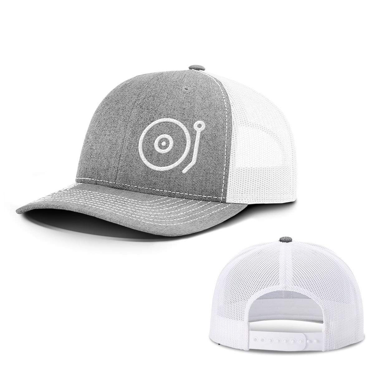 SunFrog-Busted Hats Snapback / Heather and White / One Size Turntable Music Hats