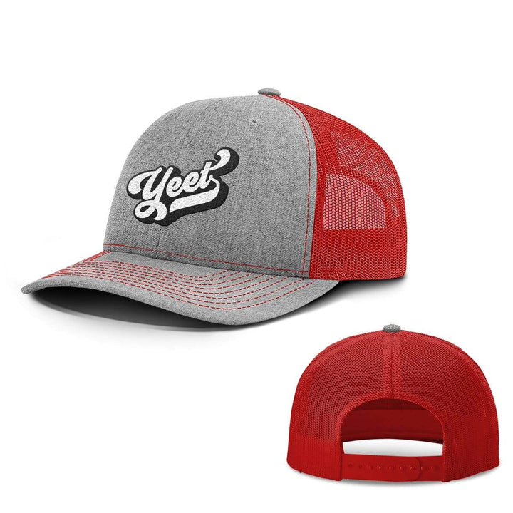 SunFrog-Busted Hats Snapback / Heather and Red / One Size Yeet Hats