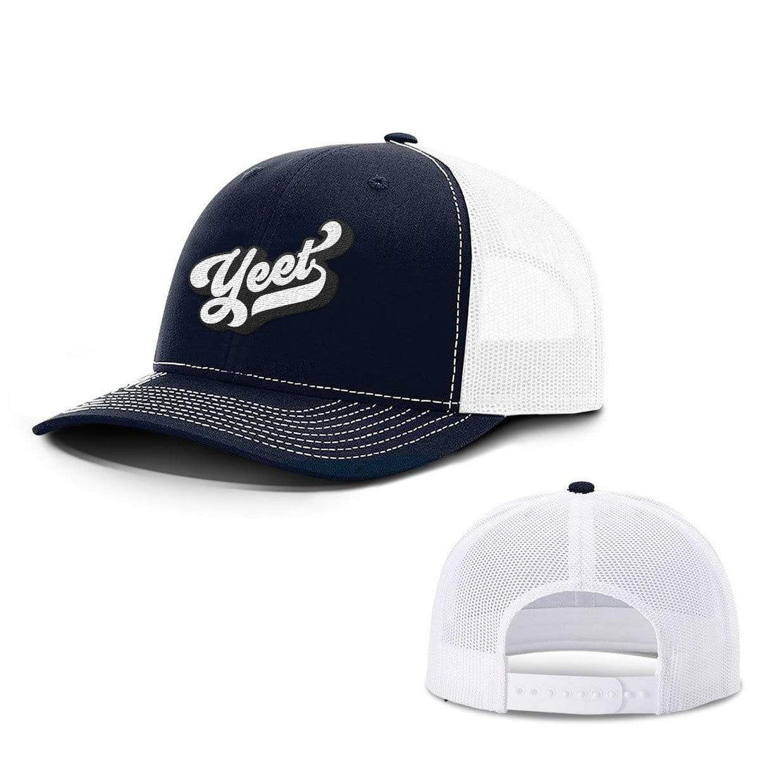 SunFrog-Busted Hats Snapback / Navy and White / One Size Yeet Hats
