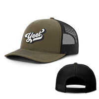 Load image into Gallery viewer, SunFrog-Busted Hats Snapback / Loden and Black / One Size Yeet Hats
