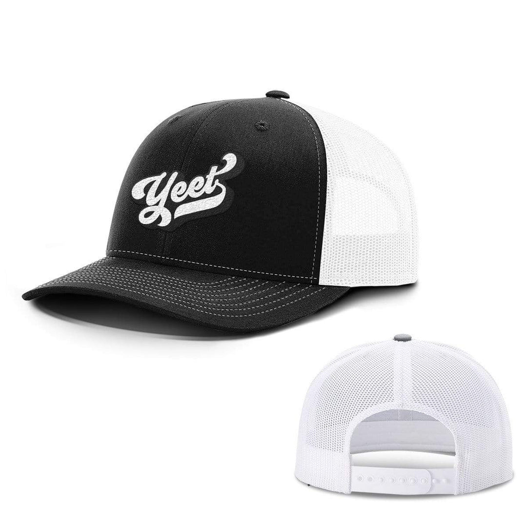 SunFrog-Busted Hats Snapback / Black and White / One Size Yeet Hats
