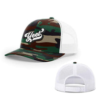 Load image into Gallery viewer, SunFrog-Busted Hats Snapback / Green Camo and White / One Size Yeet Hats
