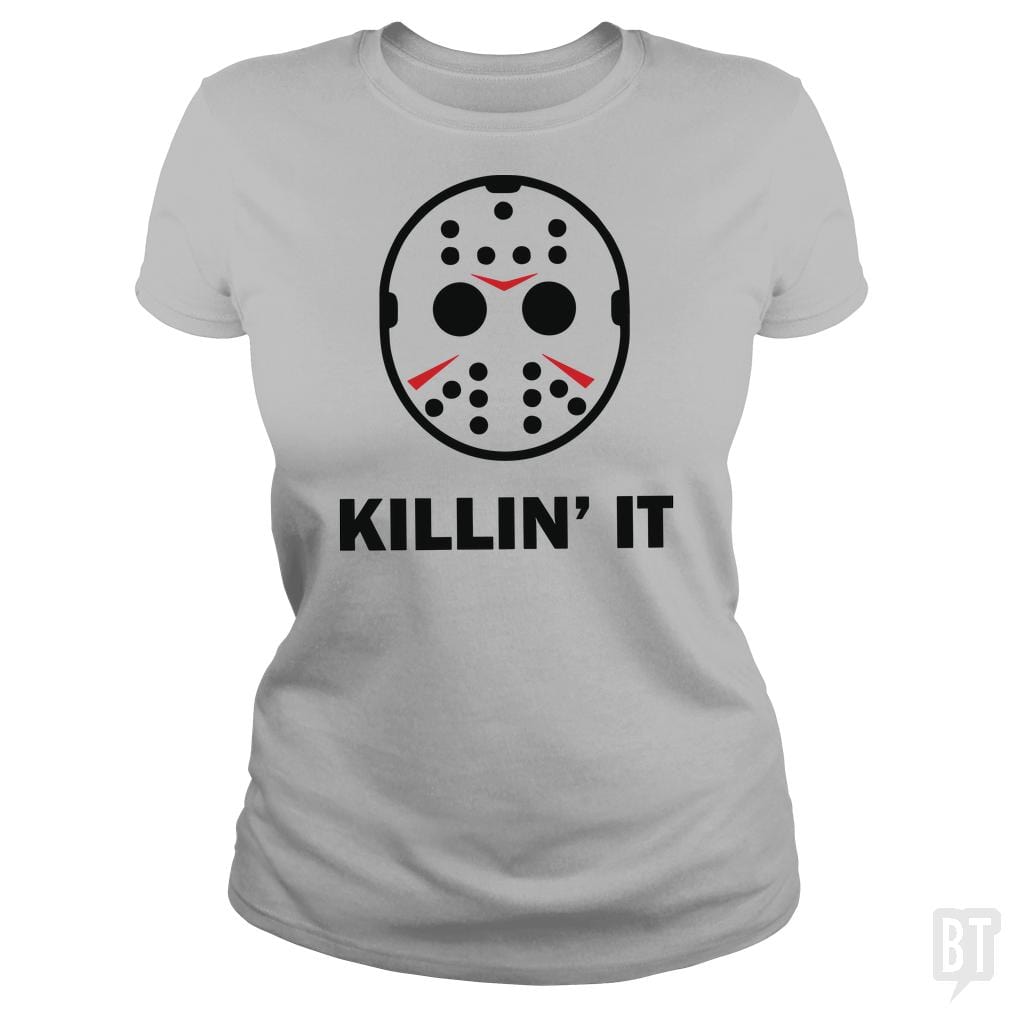 SunFrog-Busted jakarta Classic Ladies Tee / Sport Grey / S Killin It