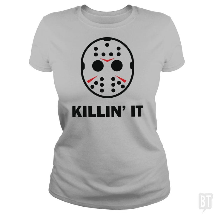 SunFrog-Busted jakarta Classic Ladies Tee / Sport Grey / S Killin It