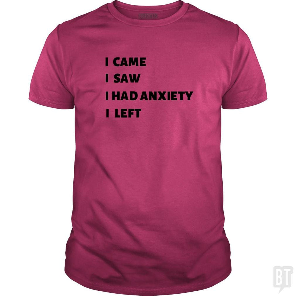 SunFrog-Busted Jastees Classic Guys / Unisex Tee / Heliconia / S Anxiety