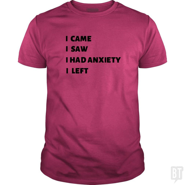 SunFrog-Busted Jastees Classic Guys / Unisex Tee / Heliconia / S Anxiety