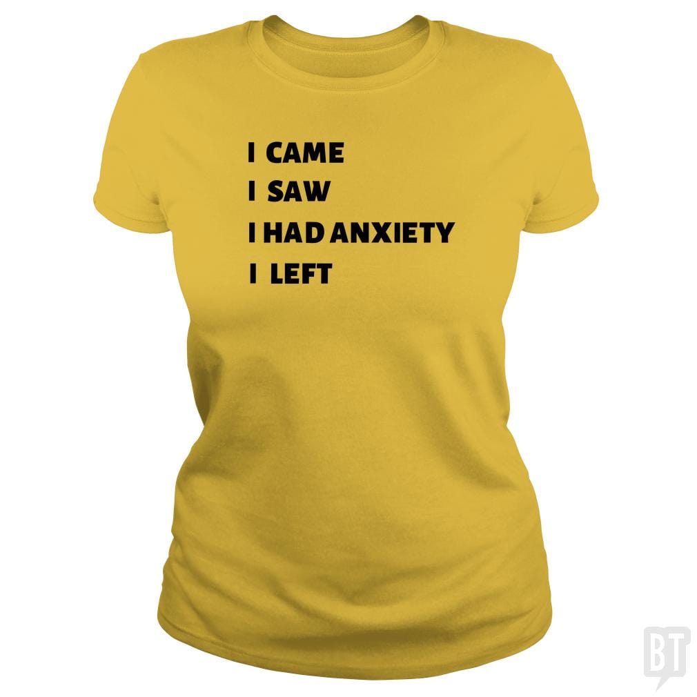 SunFrog-Busted Jastees Classic Ladies Tee / Daisy / S Anxiety