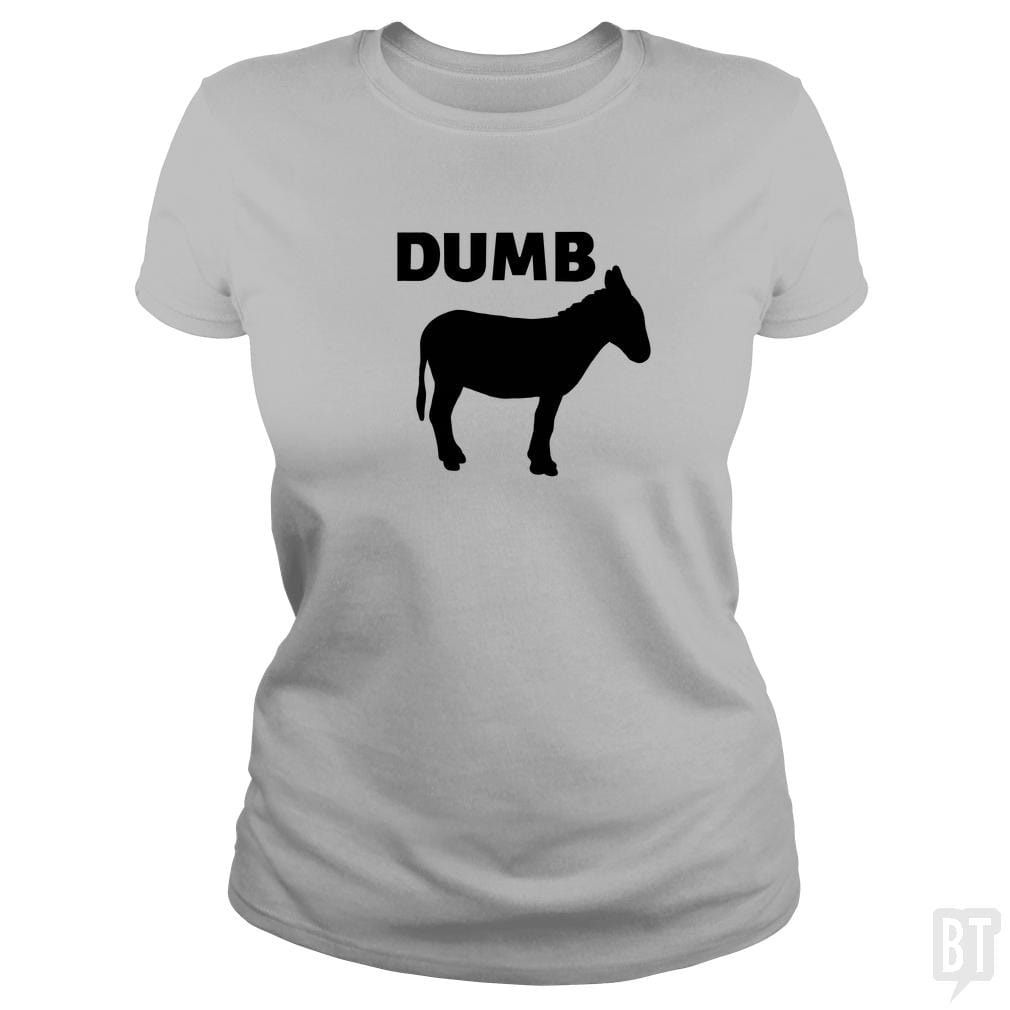 SunFrog-Busted Jastees Classic Ladies Tee / Sport Grey / S dumb ass