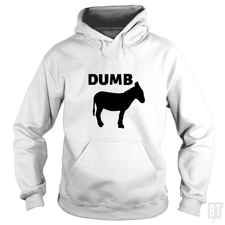 SunFrog-Busted Jastees Hoodie / White / S dumb ass