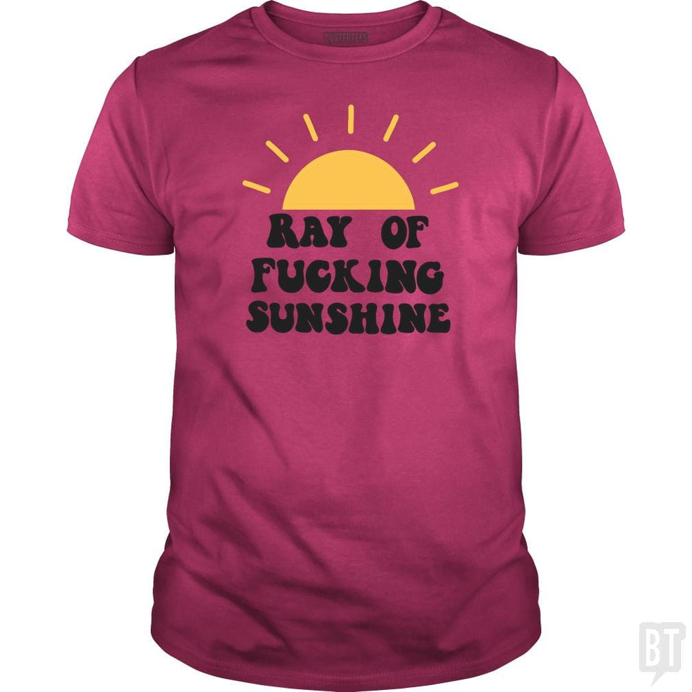 SunFrog-Busted Jastees Classic Guys / Unisex Tee / Heliconia / S Ray of sunshine