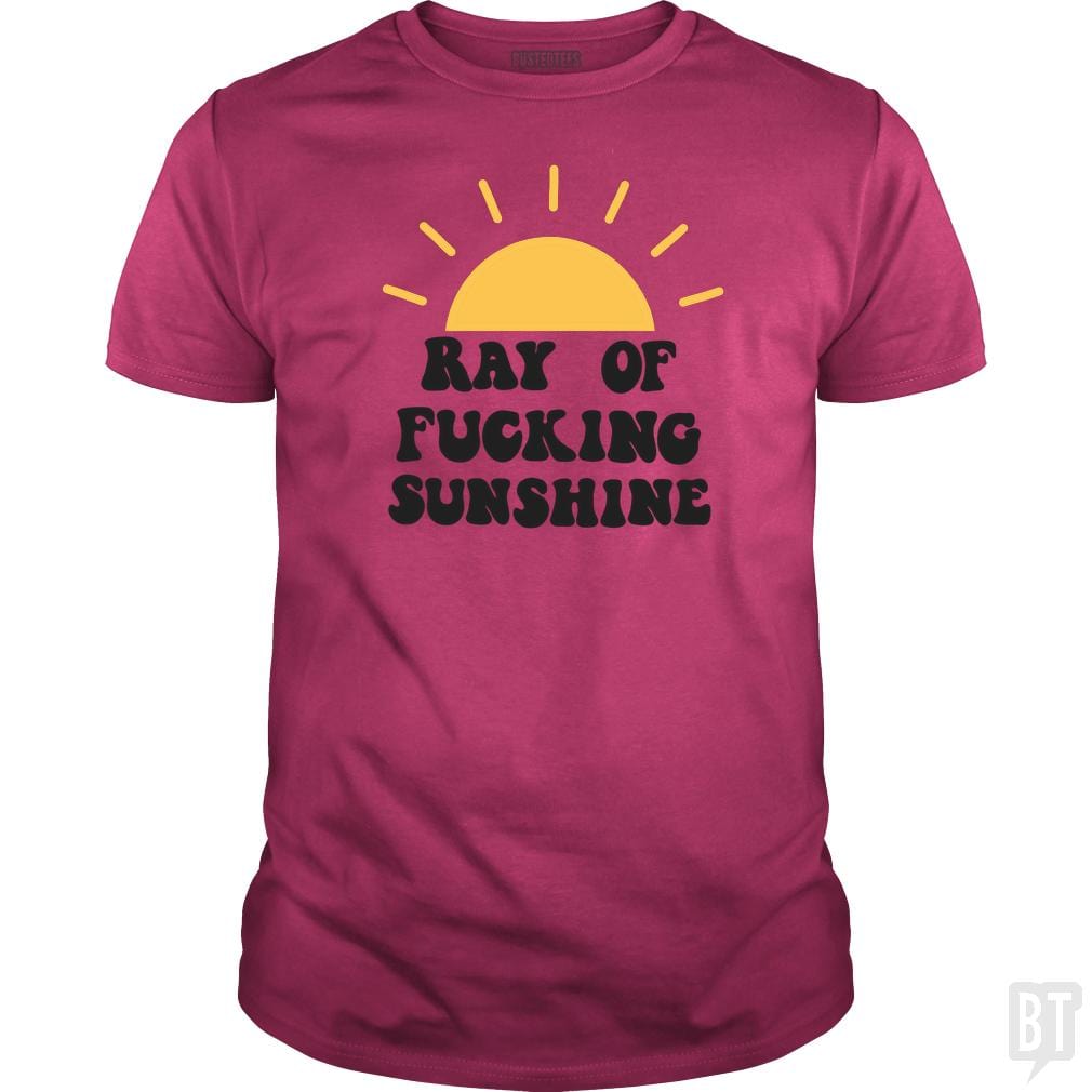 SunFrog-Busted Jastees Classic Guys / Unisex Tee / Heliconia / S Ray of sunshine