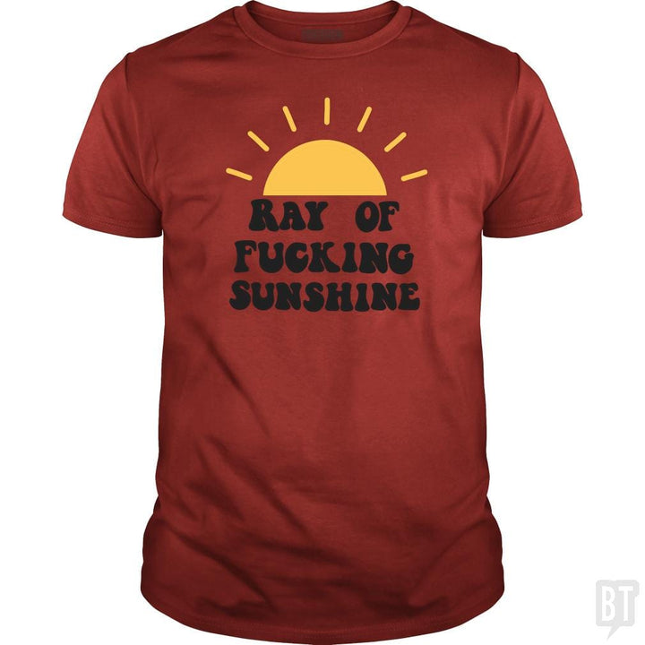 SunFrog-Busted Jastees Classic Guys / Unisex Tee / Red / S Ray of sunshine