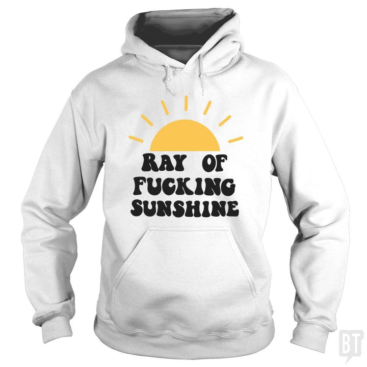 SunFrog-Busted Jastees Hoodie / White / S Ray of sunshine