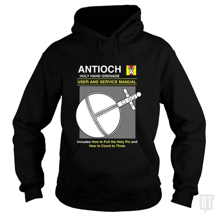 SunFrog-Busted Joefixit2 Hoodie / Black / S Antioch Holy Hand grenade