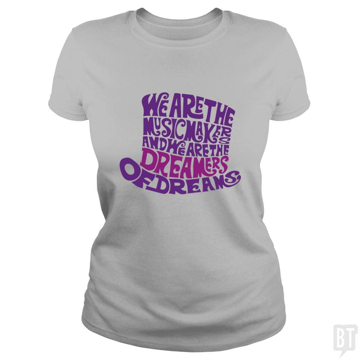 SunFrog-Busted Joefixit2 Classic Ladies Tee / Sport Grey / S Dreamer of Dreams