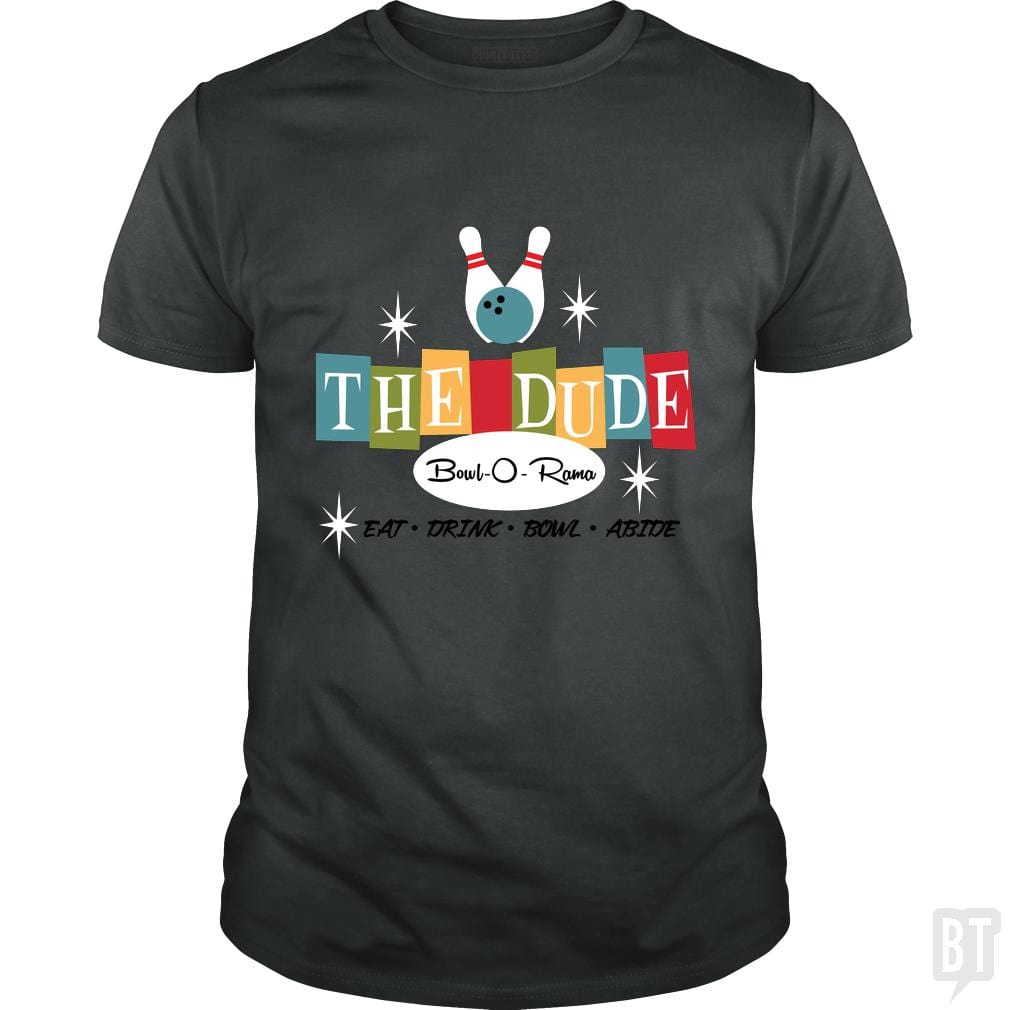 SunFrog-Busted Joefixit2 Classic Guys / Unisex Tee / Dark Heather / S The Dude Bowling