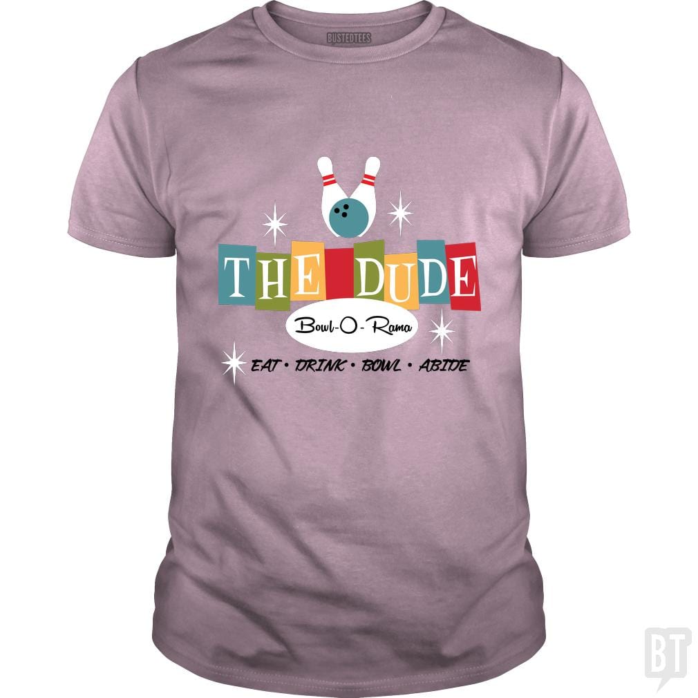 SunFrog-Busted Joefixit2 Classic Guys / Unisex Tee / Light Pink / S The Dude Bowling