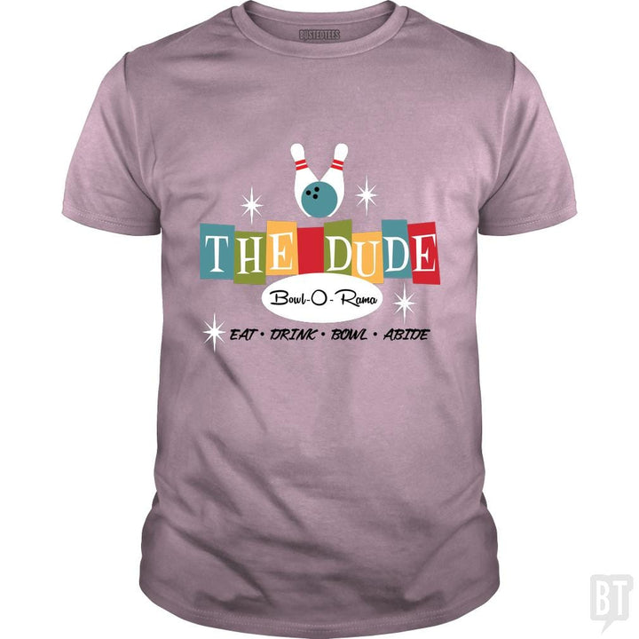 SunFrog-Busted Joefixit2 Classic Guys / Unisex Tee / Light Pink / S The Dude Bowling