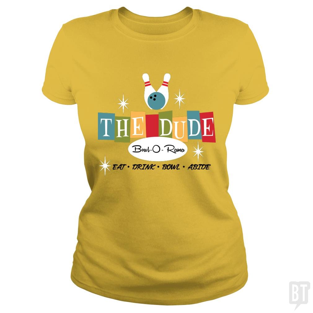 SunFrog-Busted Joefixit2 Classic Ladies Tee / Daisy / S The Dude Bowling