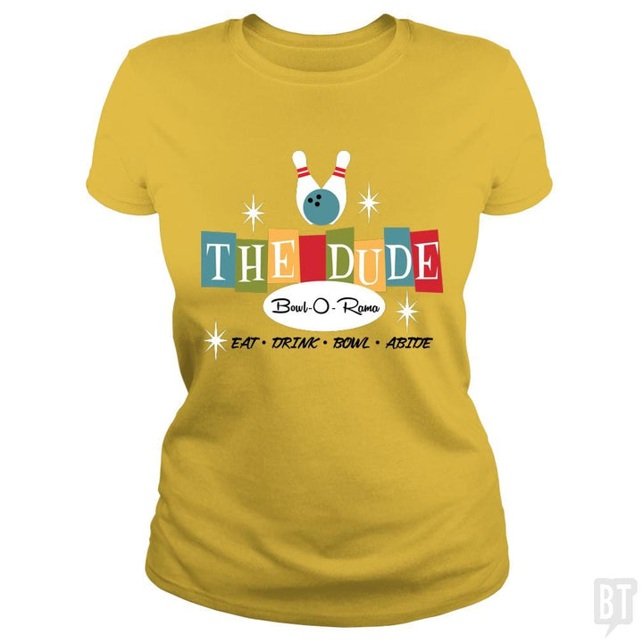 SunFrog-Busted Joefixit2 Classic Ladies Tee / Daisy / S The Dude Bowling