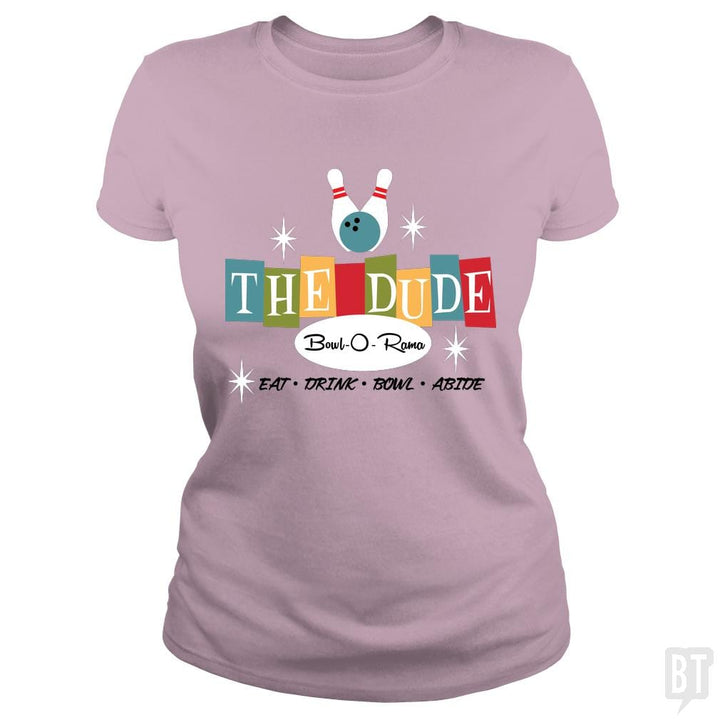 SunFrog-Busted Joefixit2 Classic Ladies Tee / Light Pink / S The Dude Bowling