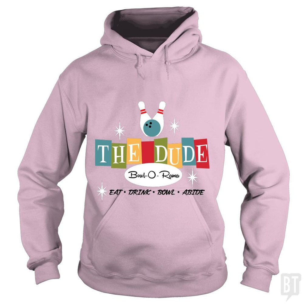 SunFrog-Busted Joefixit2 Hoodie / Light Pink / S The Dude Bowling