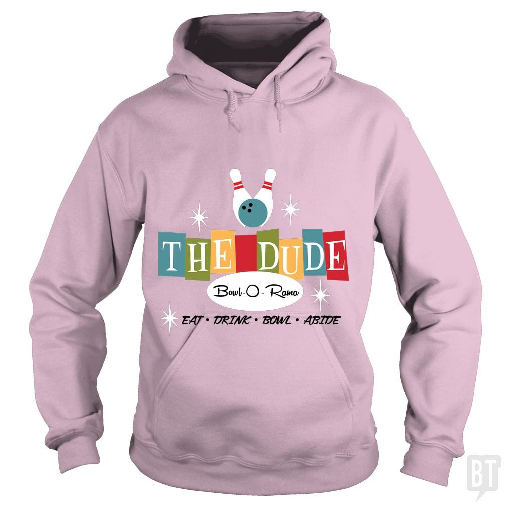 SunFrog-Busted Joefixit2 Hoodie / Light Pink / S The Dude Bowling