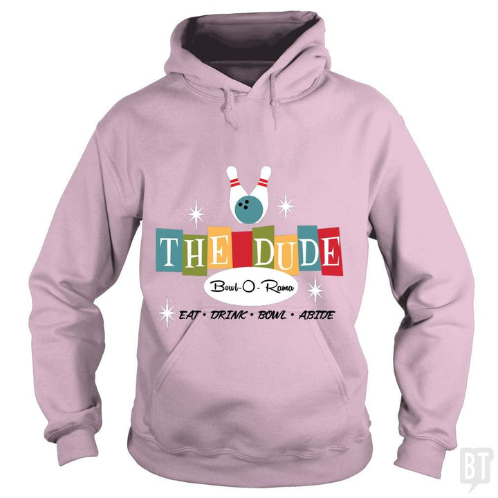 SunFrog-Busted Joefixit2 Hoodie / Light Pink / S The Dude Bowling