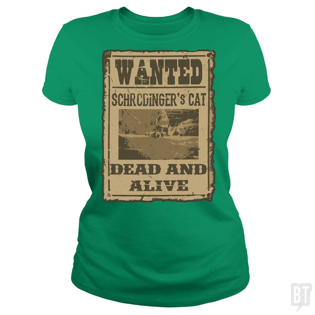 SunFrog-Busted JohnLucke Classic Ladies Tee / Irish Green / S Dead And Alive