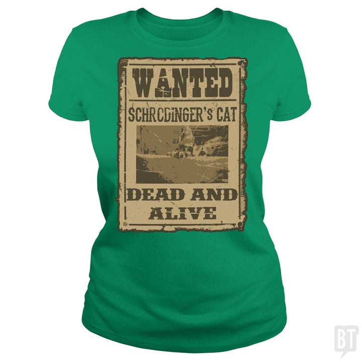 SunFrog-Busted JohnLucke Classic Ladies Tee / Irish Green / S Dead And Alive
