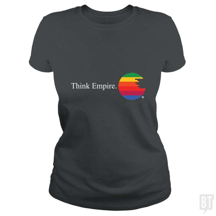 SunFrog-Busted JRBERGER Classic Ladies Tee / Dark Heather / S Think Empire