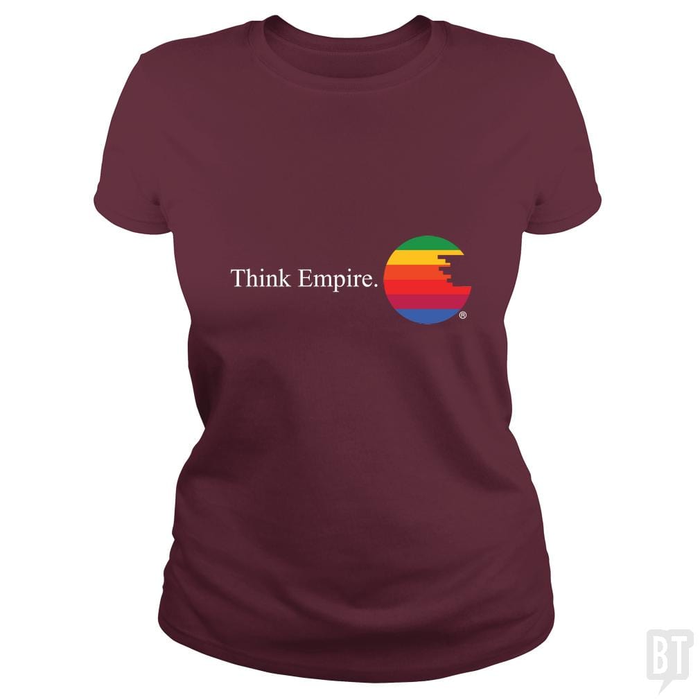 SunFrog-Busted JRBERGER Classic Ladies Tee / Maroon / S Think Empire