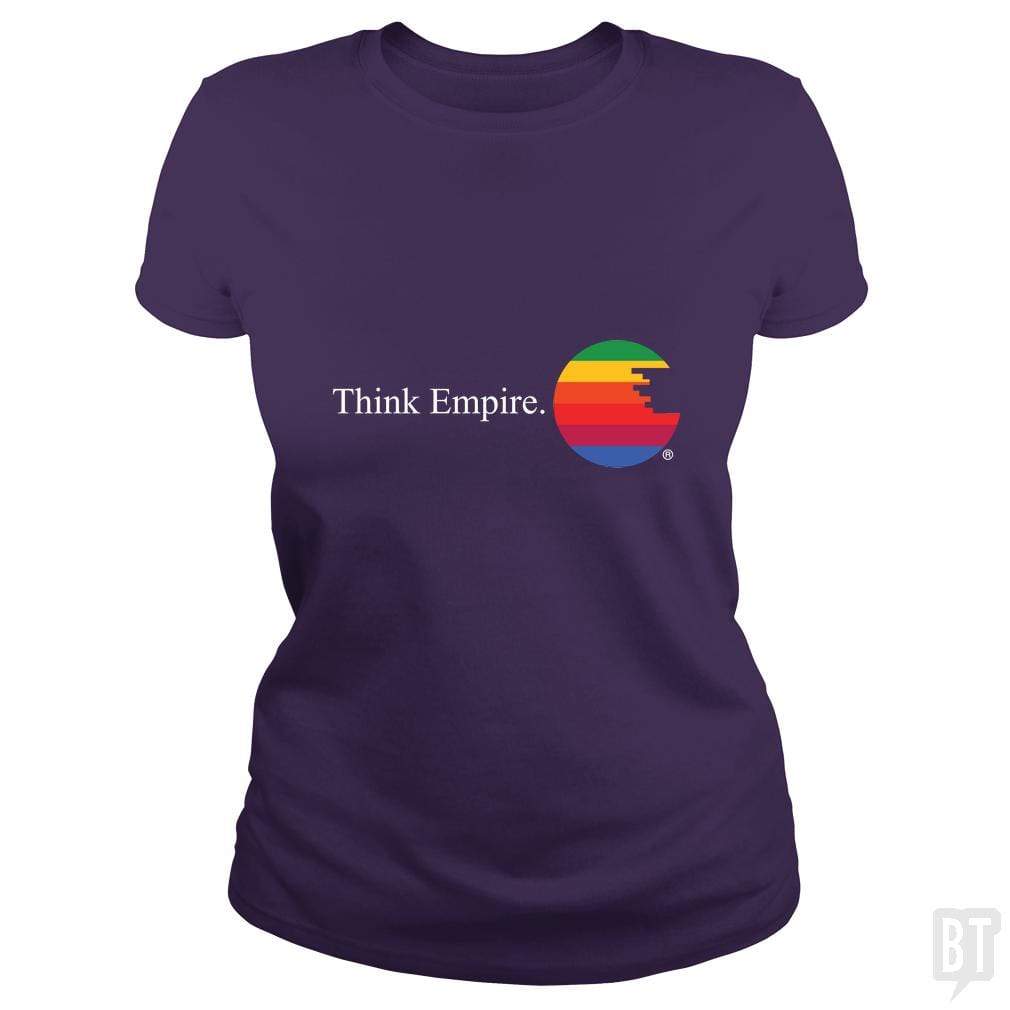 SunFrog-Busted JRBERGER Classic Ladies Tee / Purple / S Think Empire