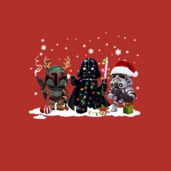 SunFrog-Busted KsuAnn Boba Fett Darth Vader Stormtrooper Christmas Santa