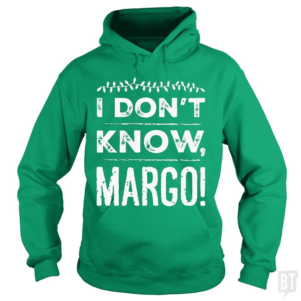 SunFrog-Busted LAVO Artist Hoodie / Irish Green / S I Dont Know Margo Funny Christmas