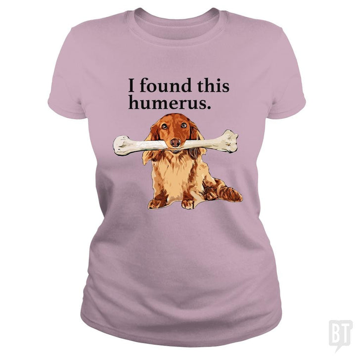 SunFrog-Busted LillJenn Classic Ladies Tee / Light Pink / S Humerus