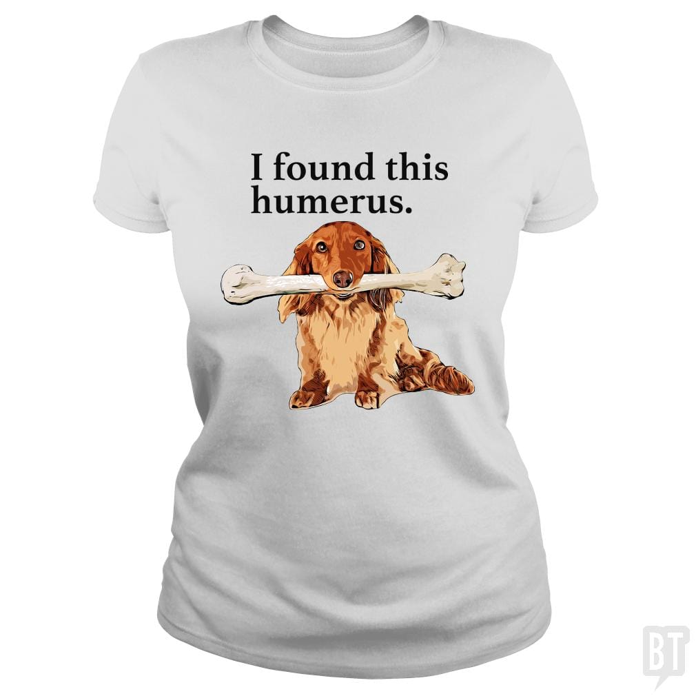 SunFrog-Busted LillJenn Classic Ladies Tee / White / S Humerus