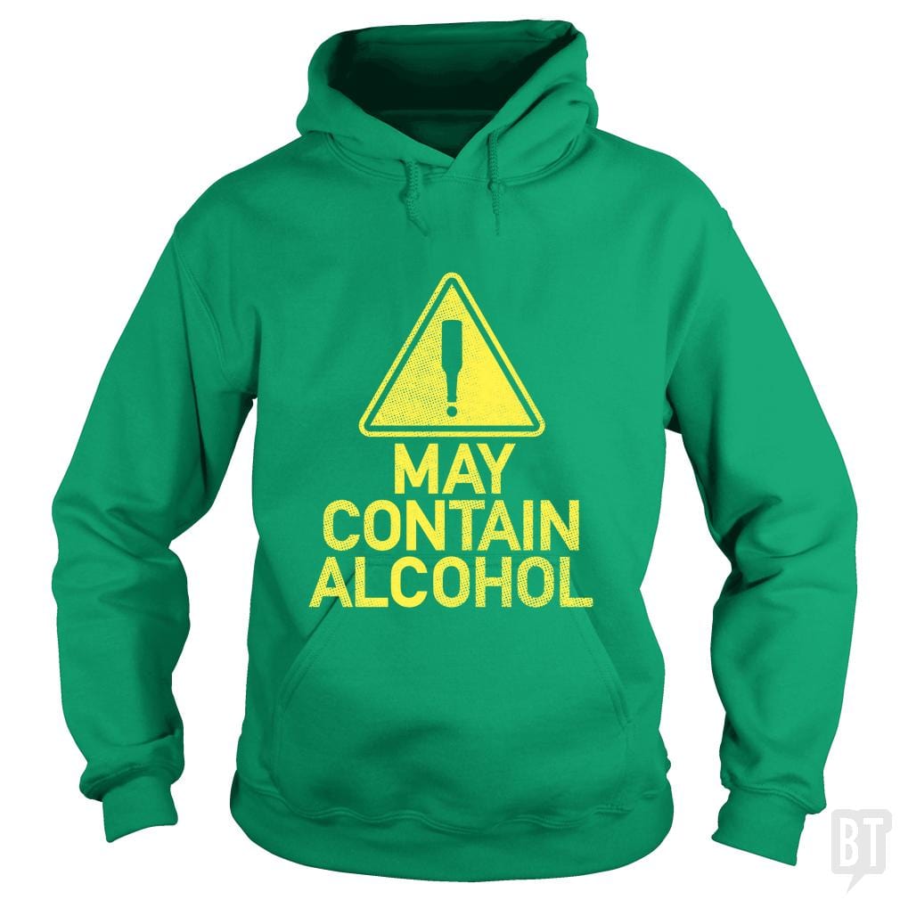 SunFrog-Busted LillJenn Hoodie / Irish Green / S May Contain Alcohol