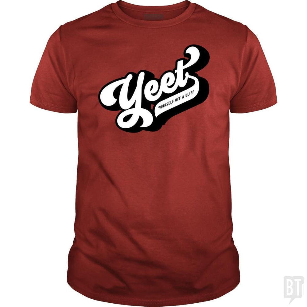 SunFrog-Busted Mannypdesign Classic Guys / Unisex Tee / Red / S Yeet