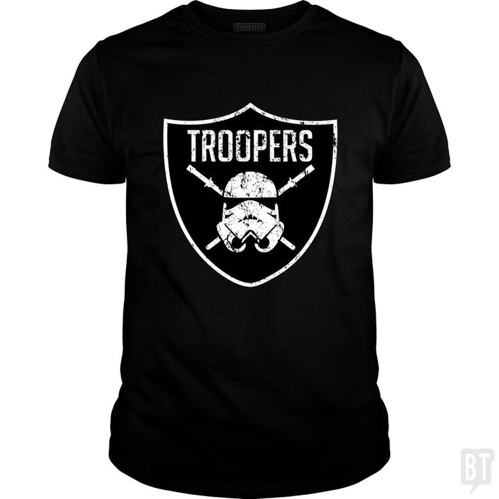 SunFrog-Busted Morlocktees Classic Guys / Unisex Tee / Black / S Troopers