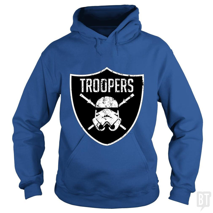 SunFrog-Busted Morlocktees Hoodie / Royal Blue / S Troopers