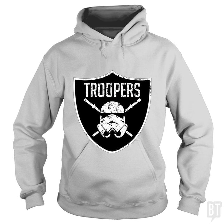 SunFrog-Busted Morlocktees Hoodie / Sport Grey / S Troopers